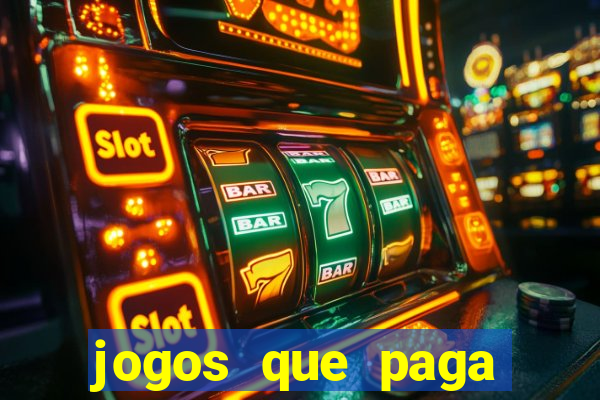 jogos que paga dinheiro de verdade no pix